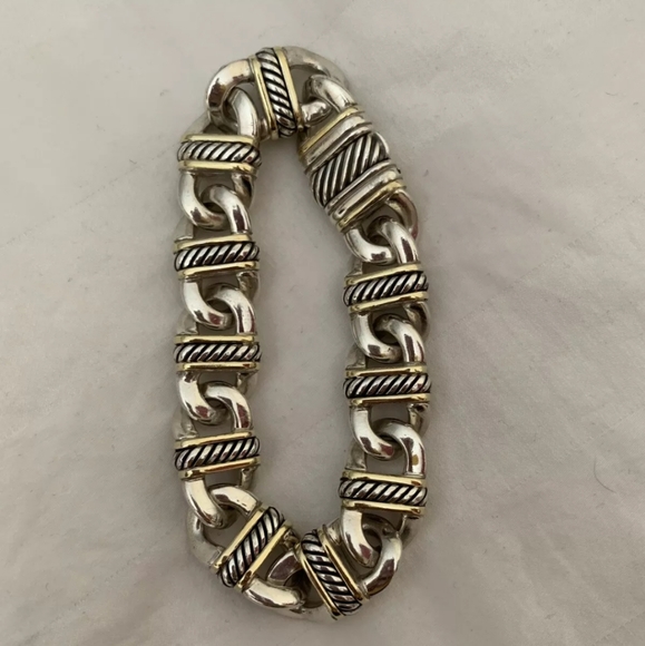 David yurman sterling and 18k gold heavy RARE - Picture 6 of 8